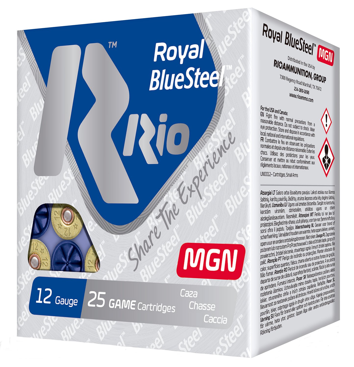 Buy Rio Ammunition RBSM364 Royal BlueSteel 12Ga 3" 1 1/4oz 4Shot 25/Box online