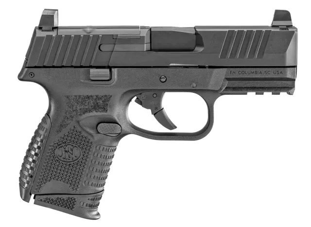 FN 509 Compact MRD 9mm Luger Semi Auto Pistol 3.7" Barrel 15 Rounds Optics Ready Ambidextrous Controls - FN America - 9mm