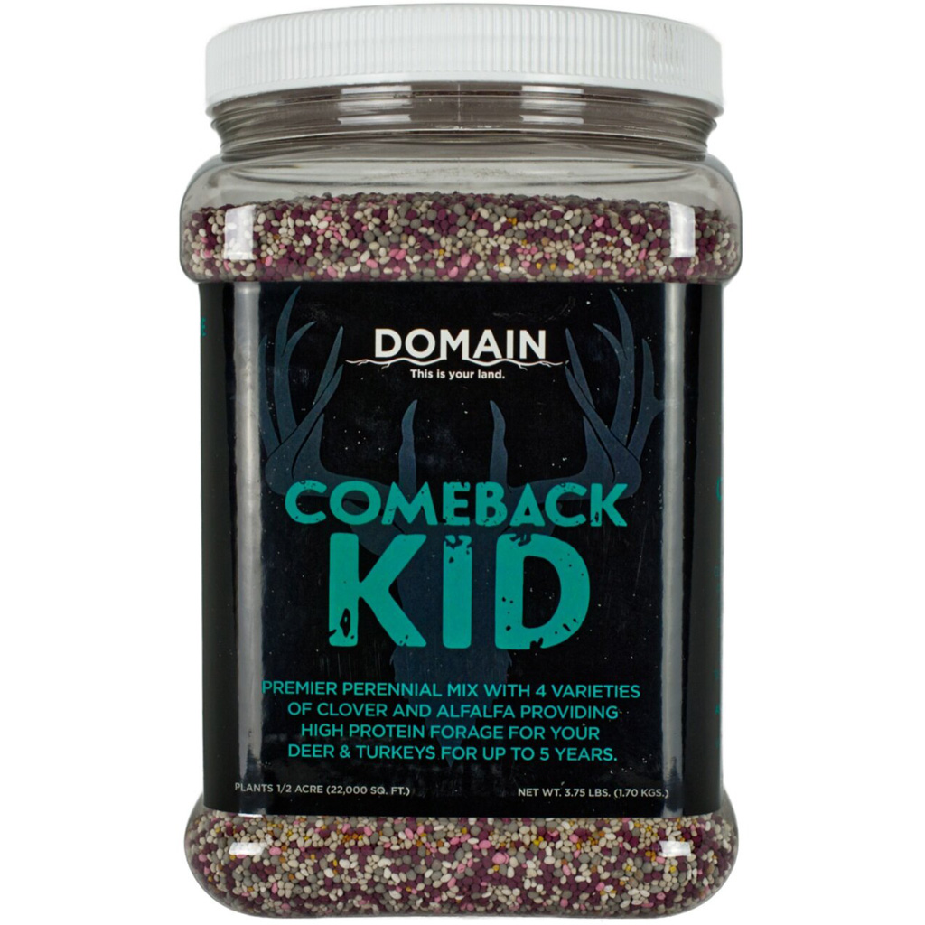 Domain CBKFP375 Comeback Kid Seed Mix 1/2 Acre, 3.75 lbs, Clover & Alfalfa - Domain