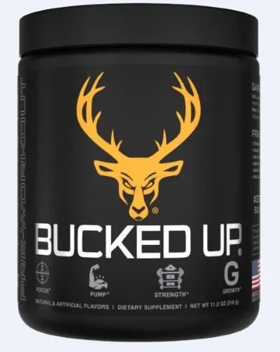 Buy Bucked Up Pre-Workout Killa OJ 30 Serving Tub online