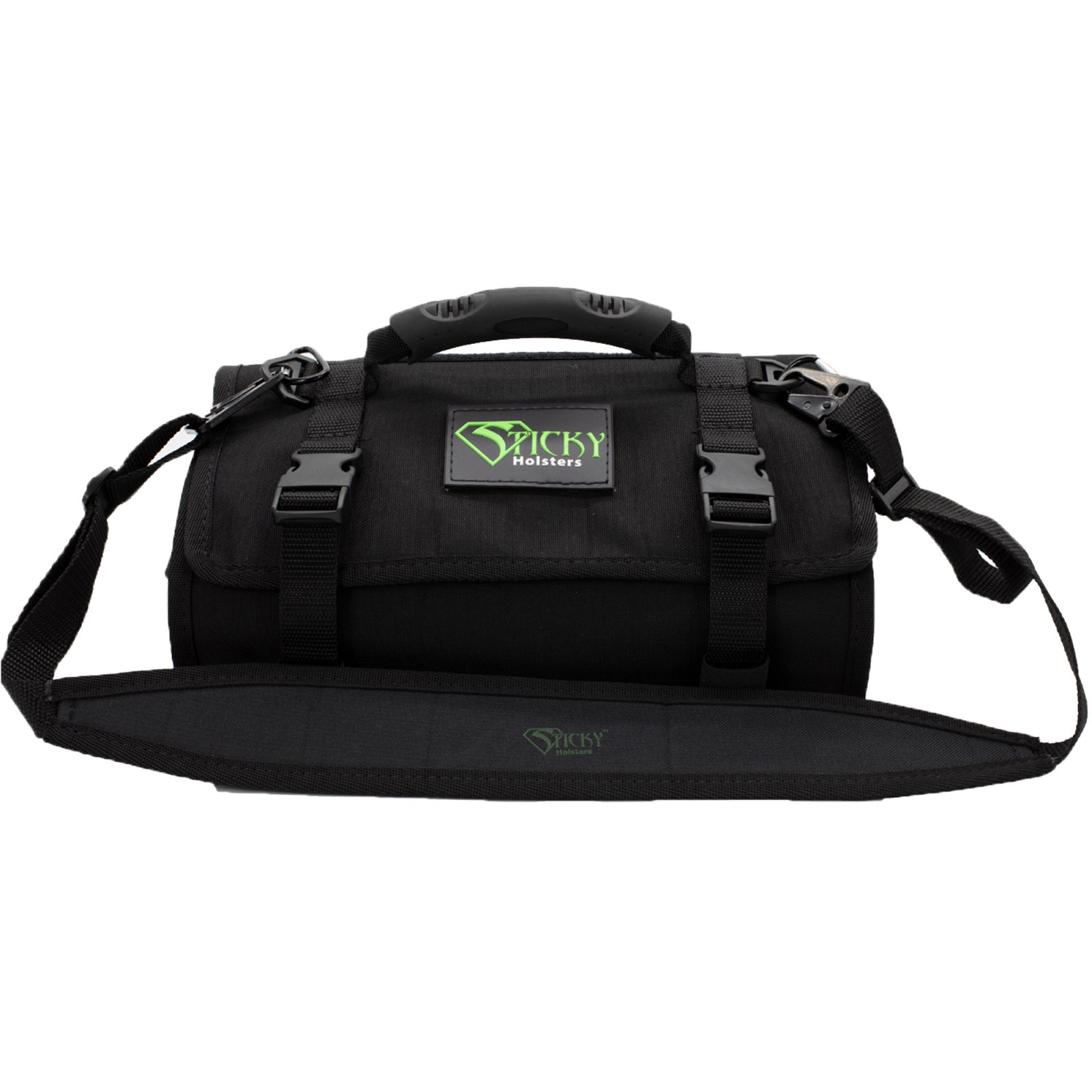 Sticky Holsters Roll Out Range Bag Nylon Black 3 Pouches - Sticky Holsters
