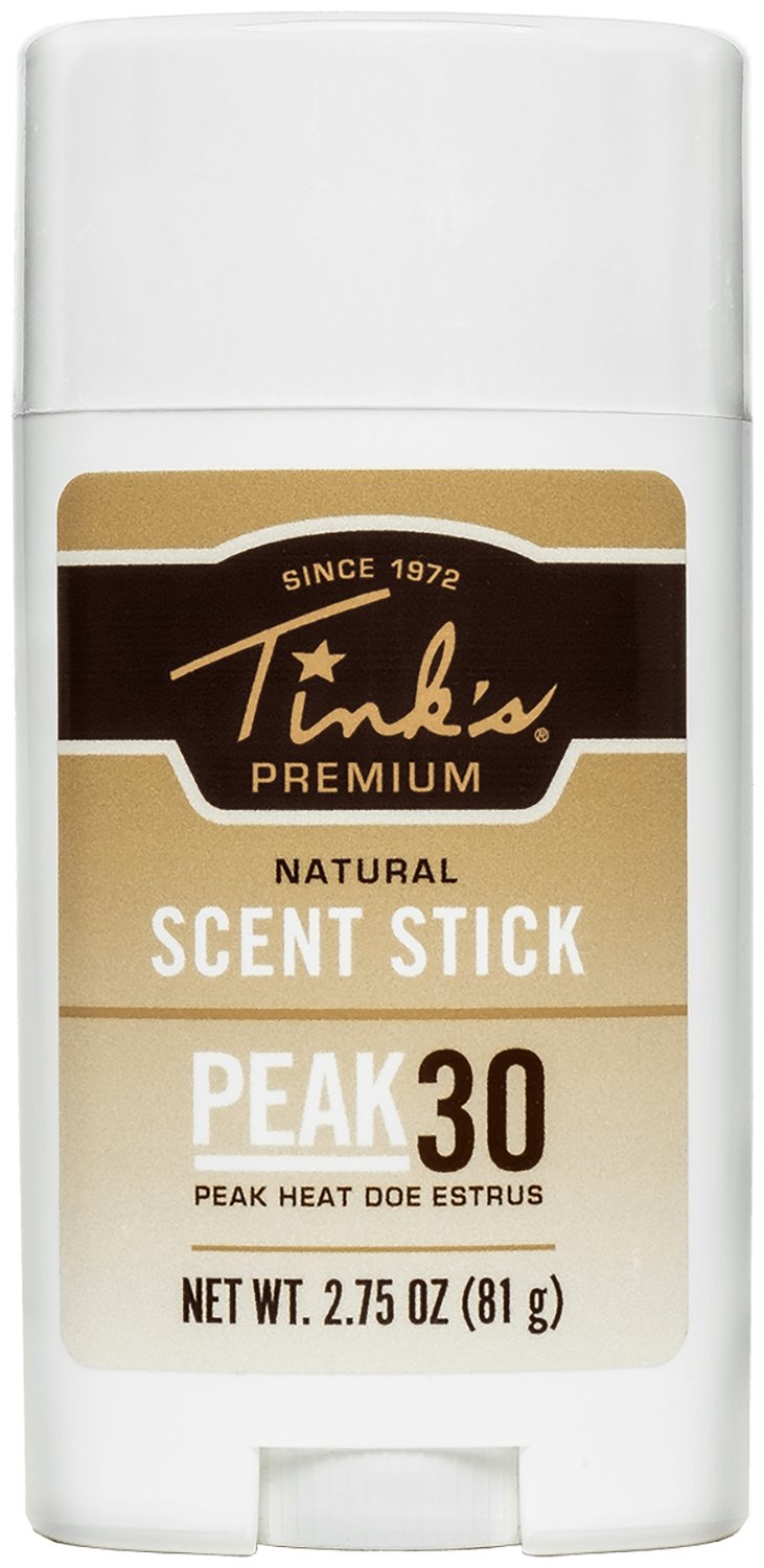 Tink's W6227 PEAK30 Doe Estrus Scent Stick, 2.75 oz, Long-Lasting Formula - TINK'S SCENTS