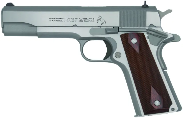 Colt ZO1911CSS38 Govt 38SUP 5" SS Blem Pistol - Colt - 38 Super