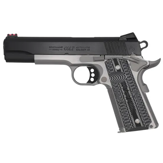 Colt ZO1070CCPTT 1911 45ACP 5" Blued Slide SS Frame Novak Sights Blemished