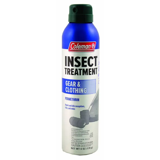 Coleman Gear and Clothing Treatment Permethrin 6oz - Aerosol - Coleman