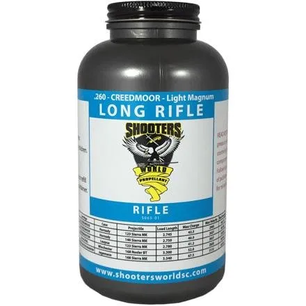 Shooters World S065-01 Long Rifle Powder 1lb for 6.5 Creedmoor & .30-06 - Shooter's World