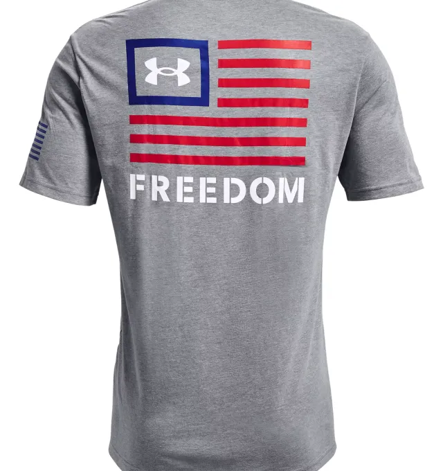 Under Armour Freedom Banner T-Shirt Small Patriotic Graphic