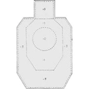 Speedwell IDPA P Official Paper Targets 22"x34" 100-Pack