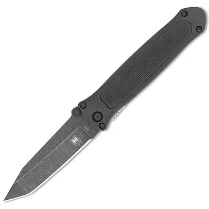 CobraTec Knives Quick Strike Auto Tanto 3.25 In Black Hidden Release - CobraTec Knives