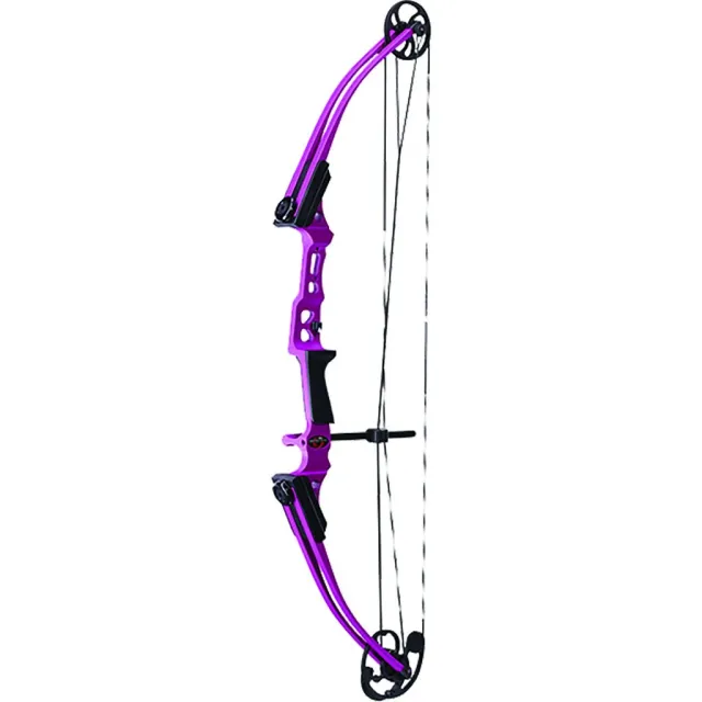 Genesis 12285 Mini Bow Purple LH, 6-12 lbs. Draw, 29.5" Axle-to-Axle - Genesis Arms
