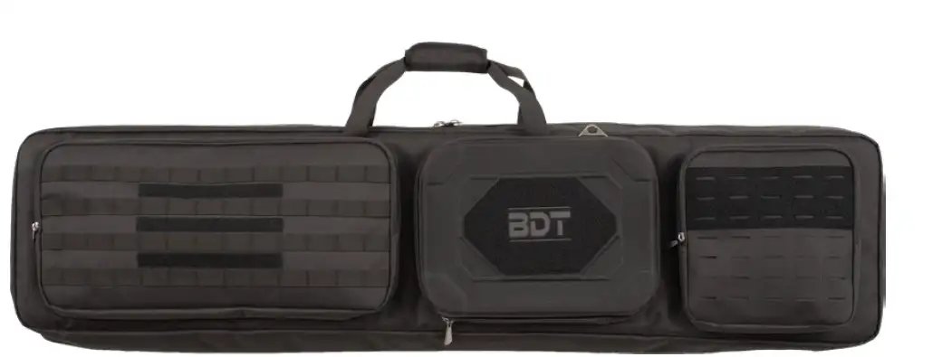 Bulldog BDT74-48B Double Suppressor Tac Rifle Range Bag 48" Blk - Bulldog