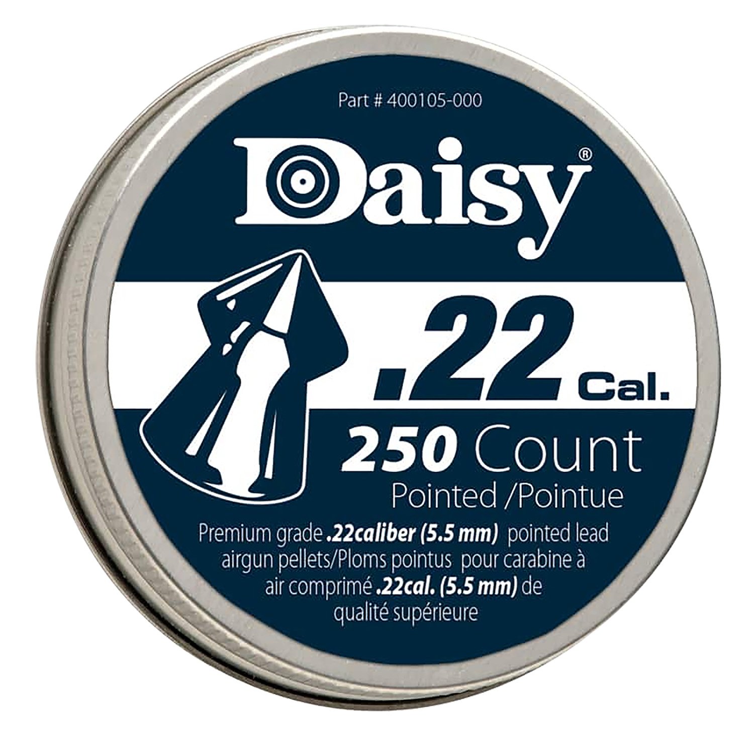 Daisy PrecisionMax 250ct .22 Cal. Pointed Pellets - Daisy Manufacturing Co., Inc. - 22