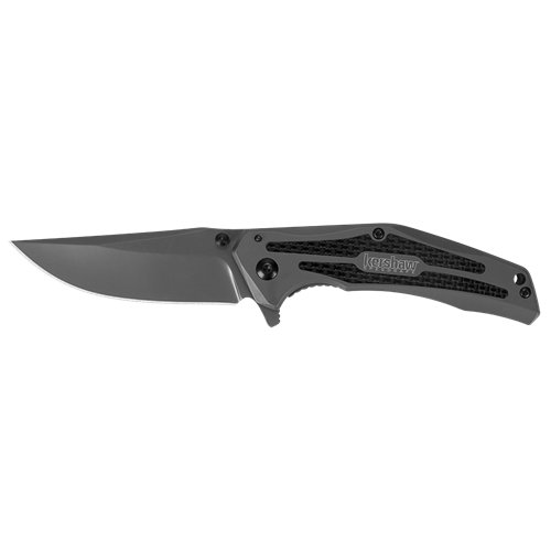 Kershaw 8300 DuoJet 3.25" Folding Knife Gray TiCN 8Cr13MoV SS Blade - Kershaw