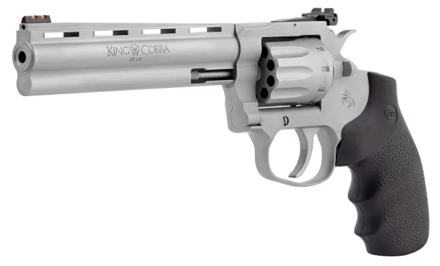 Buy Colt ZKCOBRA22SM6RFO King Cobra .22LR 6" Matte SS Hogue 10RD Blemished online