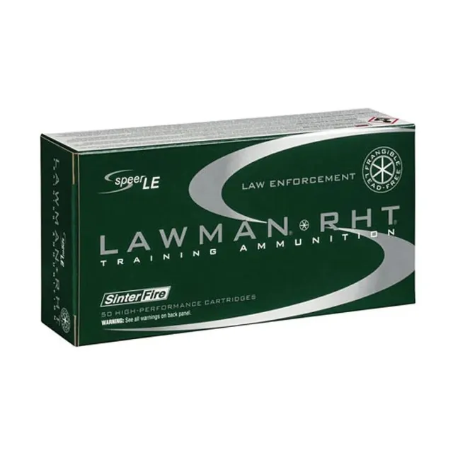 Speer 53367 Lawman 9mm 100gr Frangible RHT Ammo 50 Rounds - CCI - 9mm Luger
