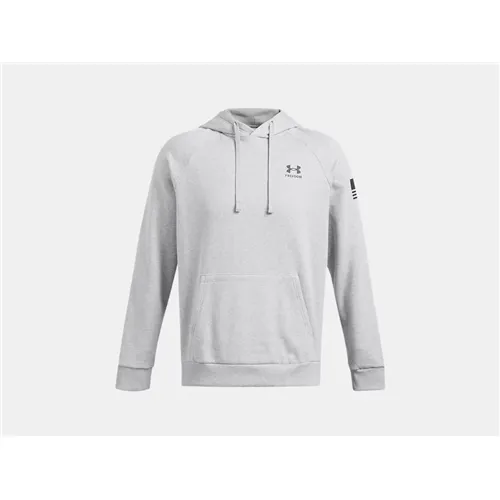 Under Armour Freedom Flag Hoodie Men's Fleece Pullover Logo