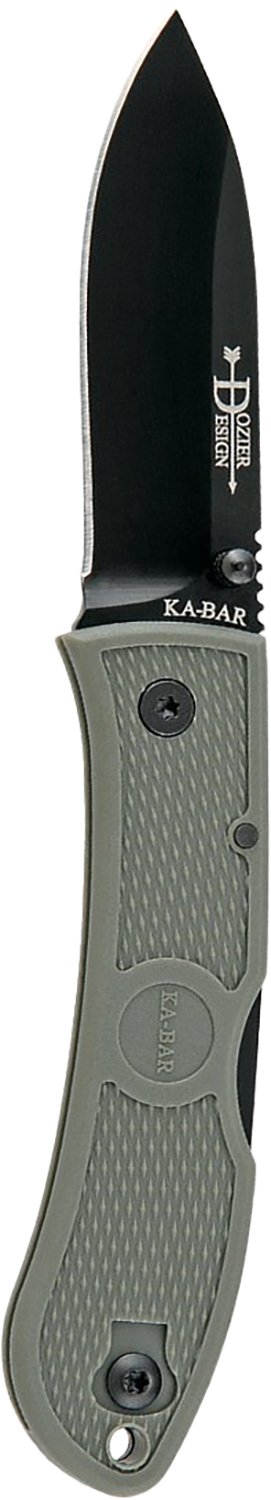 Ka-Bar 4062FG Dozier Hunter 3" AUS-8A Blade Foliage Green Handle - Ka-Bar