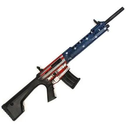 Typhoon 12 Gauge 20 Inch Auto 5+1 Red White Blue 3 Choke Tubes