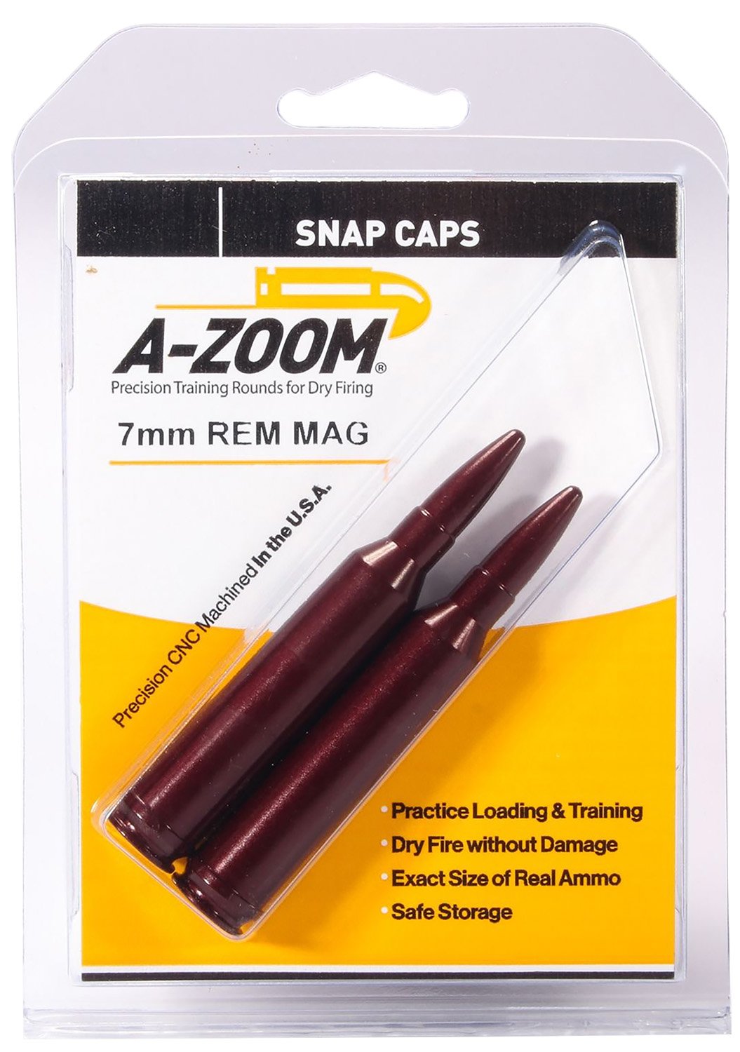 A-Zoom 12252 Snap Caps 7mm Remington Magnum Aluminum 2 Pack - A-Zoom - 7MM REM MAG