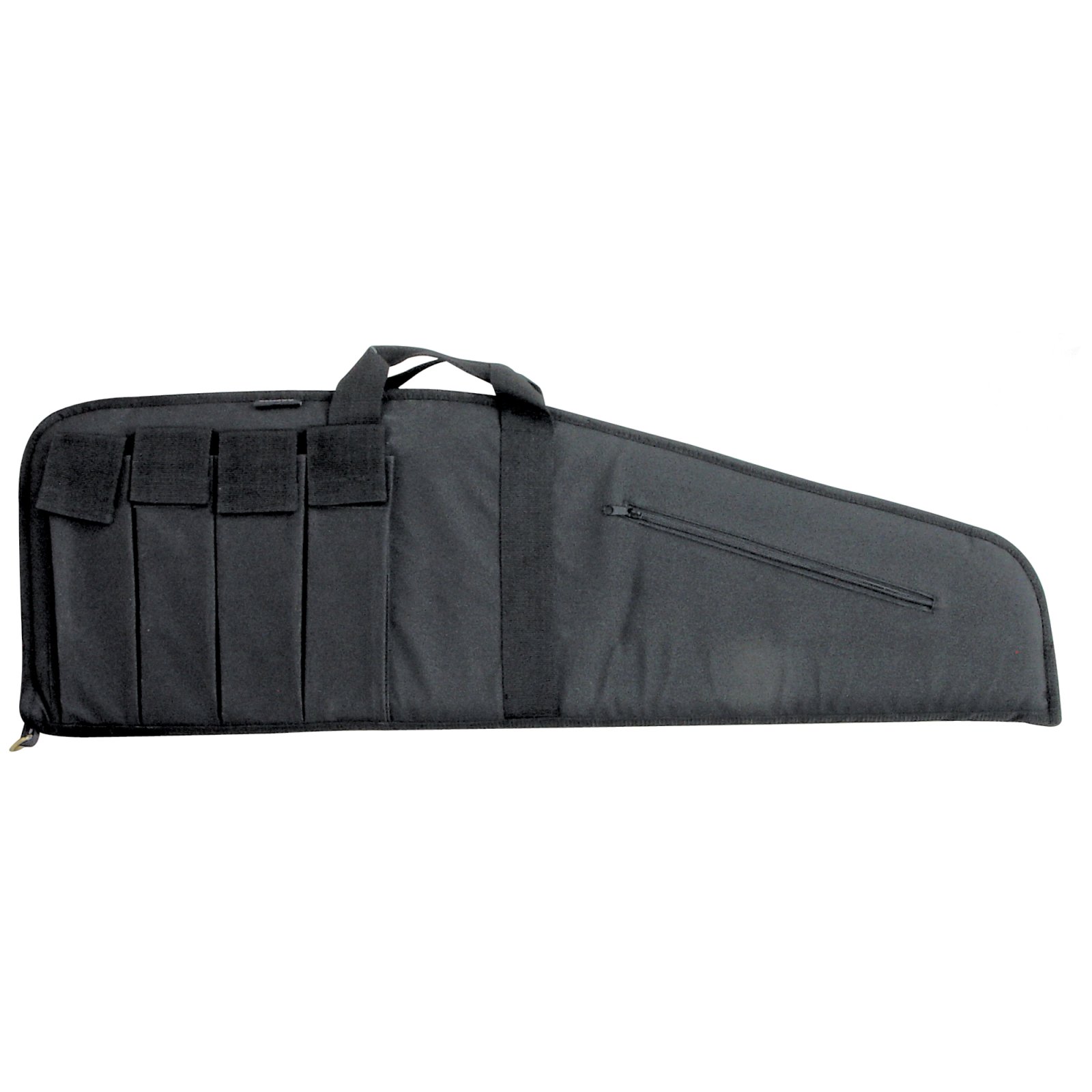 Bulldog BD421 Extreme Tactical 40 In Black Nylon Rifle Case with Pouches - Bulldog