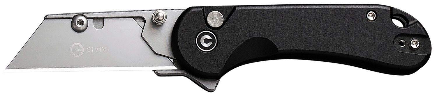 CIVIVI C23039B1 Utility Knife Elementum 2.26" Black + 3 Extra Blades
