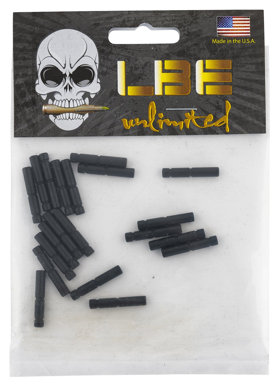 Buy LBE Unlimited ARHTPN20K AR Parts Hammer/Trigger Pin 20 Pack AR-15 Black Steel online