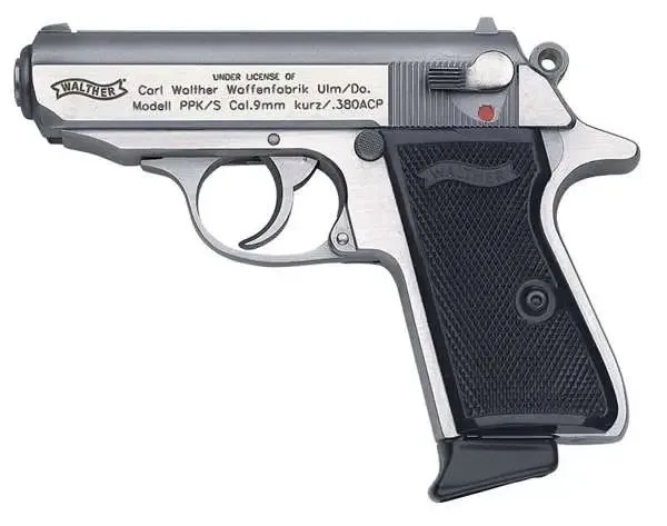 Walther PPK/S 380 ACP 3.3 In Barrel 7 Round Stainless Steel 4796004