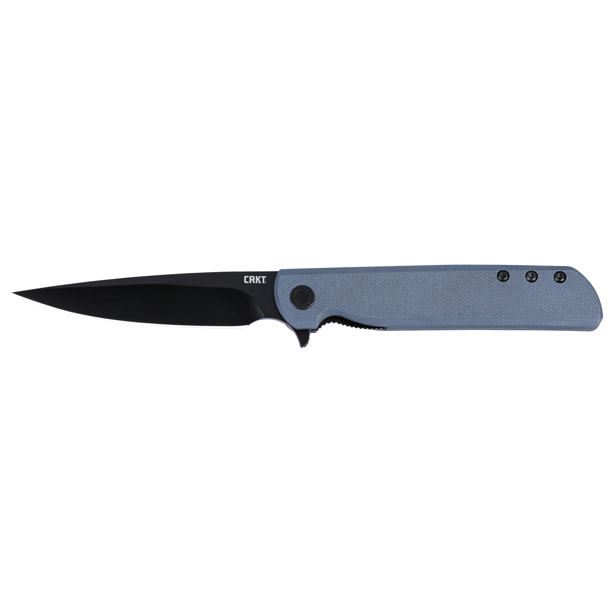 CRKT LCK Plus Knife 3.3" Plain Edge Gray/Black G10 Handle - Columbia River Knife & Tool