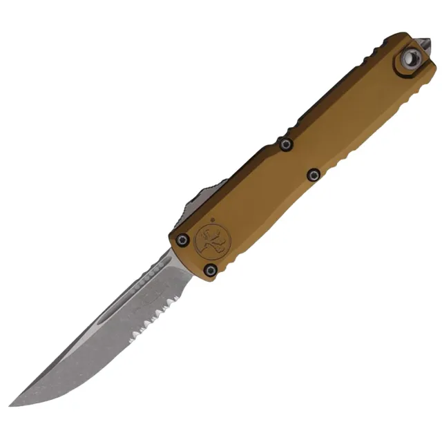 Microtech Ultratech G4 3.55 In SE/PS Apocalyptic Tan Alu Handle - MICROTECH for sale at Iron and Lace
