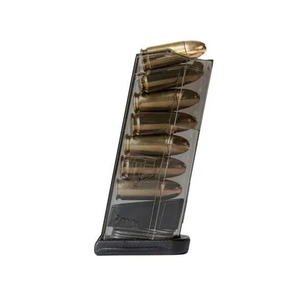 Buy Elite Tactical Systems SMKGLK43 Pistol Mags 7rd 9mm Glock 43 Smoke Polymer online