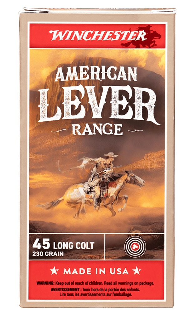WIN AMERICAN LEVER 45LC 250GR LEAD 50/10 - Winchester - .45 COLT