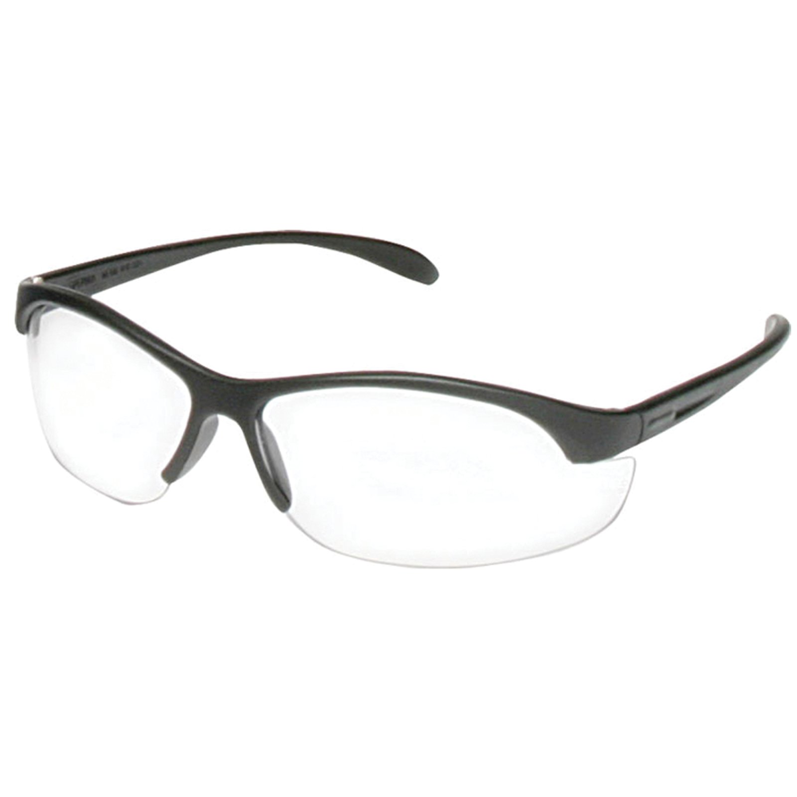 Howard Leight HL2000 R-01638 Compact Wrap-Around Glasses Black/Clear - Howard Leight