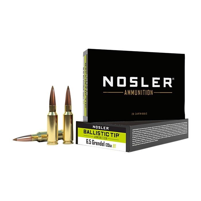 Buy Nosler 61023 Ballistic Tip 6.5 Grendel 120gr BT SP Ammo 20 Rounds online