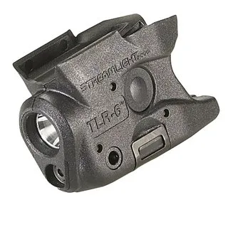 Streamlight TLR-6 Weapon Light w/Laser S&W M&P Shield Handgun 100 Lumens White LED 89m Beam Black Polymer - Streamlight - 100 LUMENS