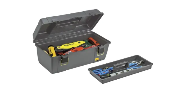 Plano 651010 20" Tool Box w/ Lift-Out Tray Gray - Plano