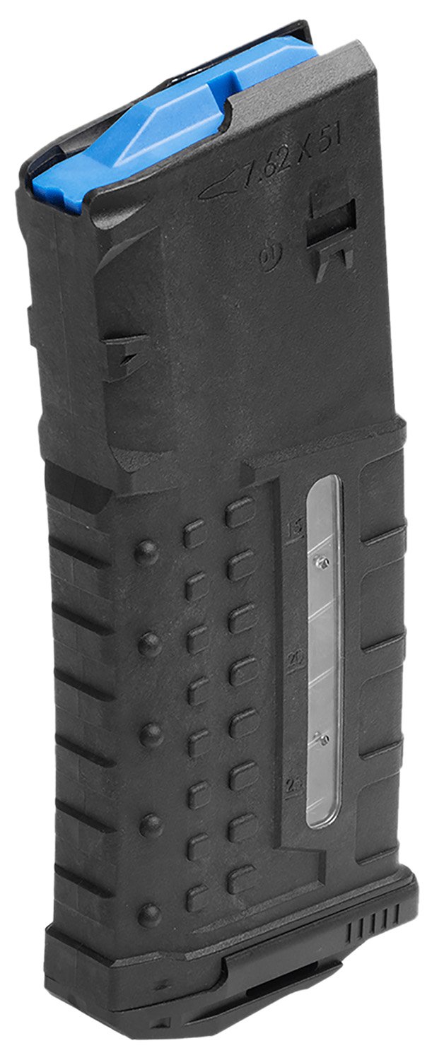 UTG RBTDM25 .308 25RD Window Poly Magazine Matte Black - UTG - 25RD