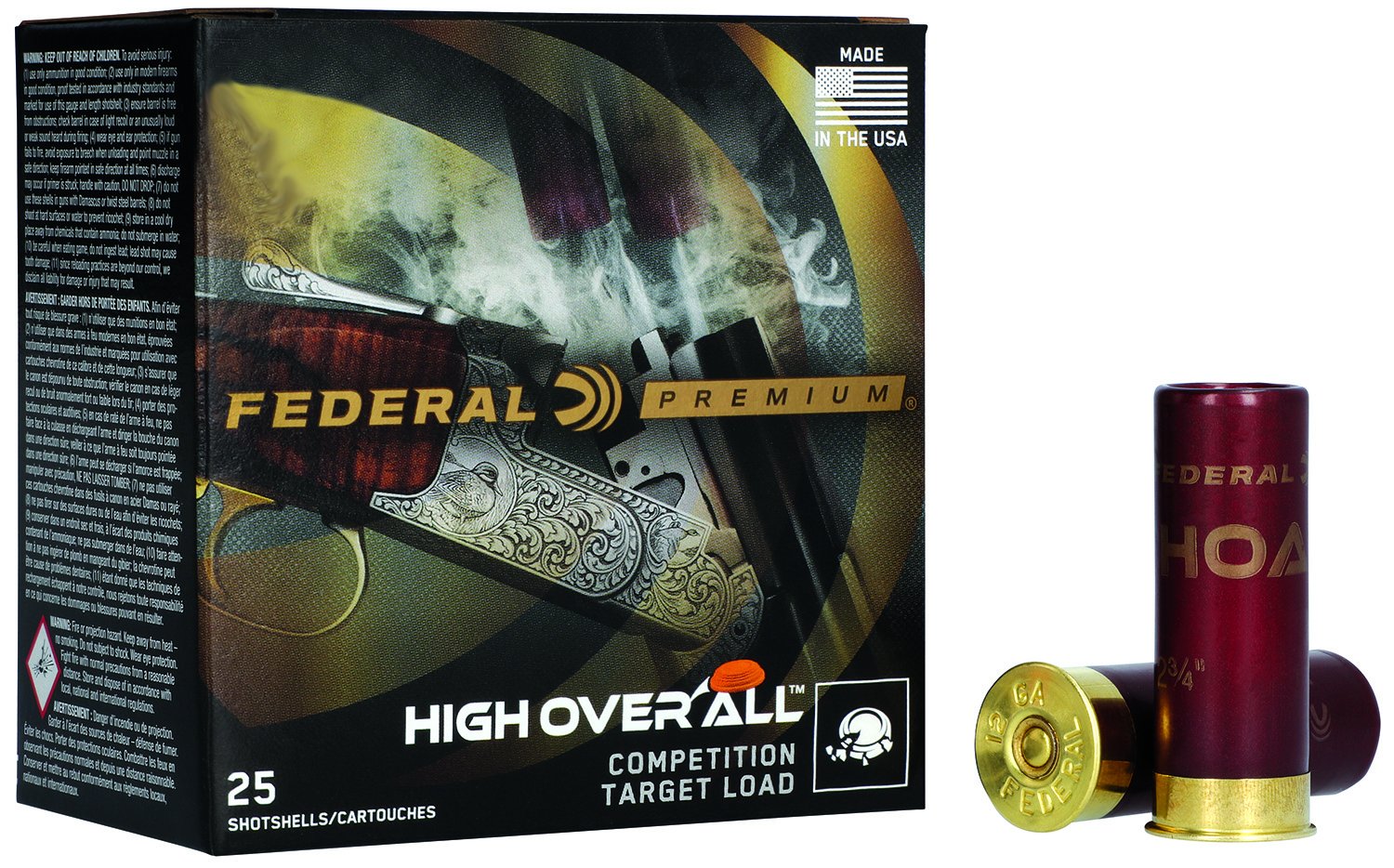 Federal HOA288 28 Gauge 2.75 in 3/4 oz 8 Shot 25 Rounds Shotshells - Federal Premium Ammunition - 28 GAUGE