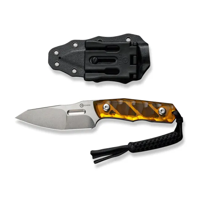 CIVIVI Propugnator 3.5in D2 Blade Titanium Frame Black Stonewash - CIVIVI Knives