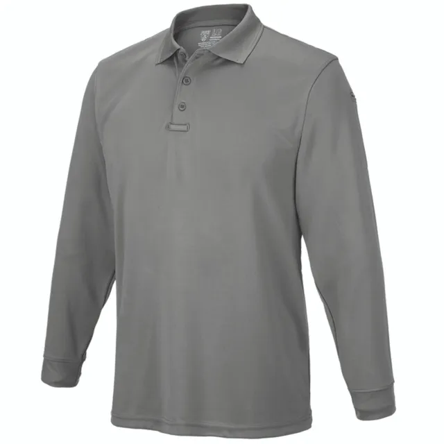 Flying Cross Long Sleeve Impact Polo Moisture-Wicking Stretch