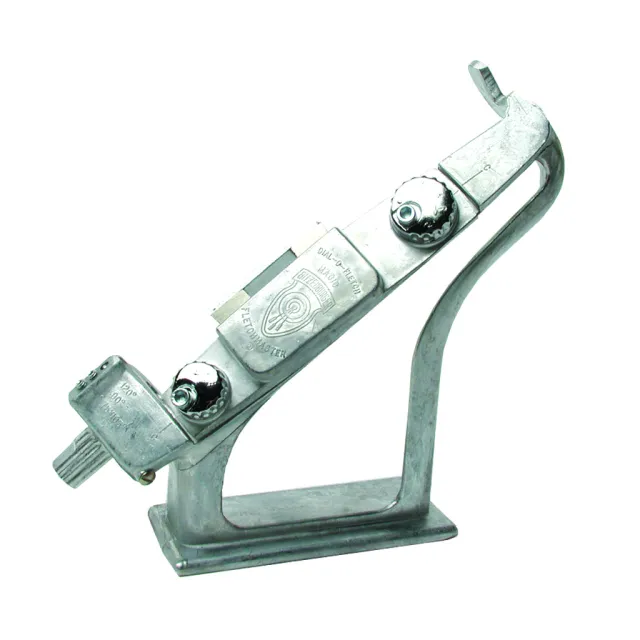 Bitzenburger 1008S Fletching Jig Base Silver Die Cast Adjustable 3/4 Fletch - Bitzenburger