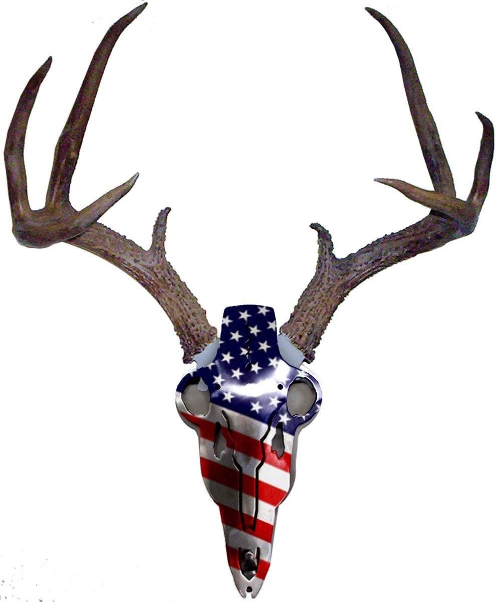 Do-All Outdoors ABAM5 Antler Mount Solid Steel American Flag Display - Do All Outdoors