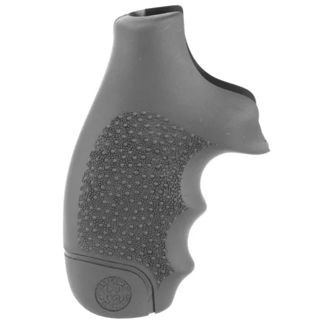 Hogue 60000 OverMolded Monogrip Black Rubber for S&W J Frame Round Butt - Hogue