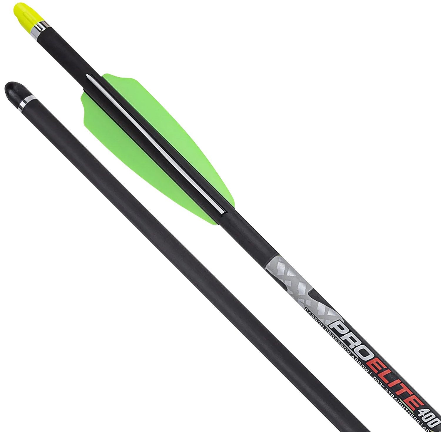 TenPoint HEA6606 Pro Elite 400 Carbon Arrows 20" Alpha Nocks 6 Pack - TenPoint - PRO ELITE 400