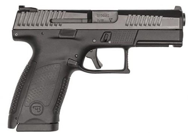 CZ-USA P-10 Compact Pistol 9mm 4" Barrel Polymer Frame Black Finish 15 RD - CZ-USA - 9mm