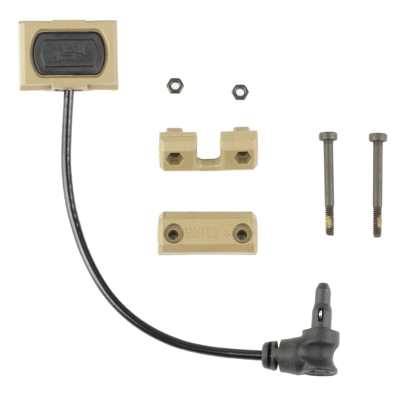 UNITY TACTICAL ModButton Lite 4.5in FDE Remote Switch for Crane Laser