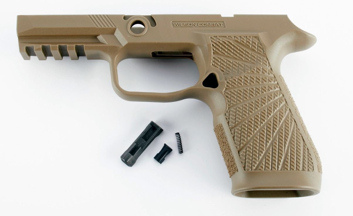 Wilson Combat Carry 9mm/.40 S&W/.357 SIG Tan Grip Module - Wilson Combat - 9mm .40 S&W .357 SIG