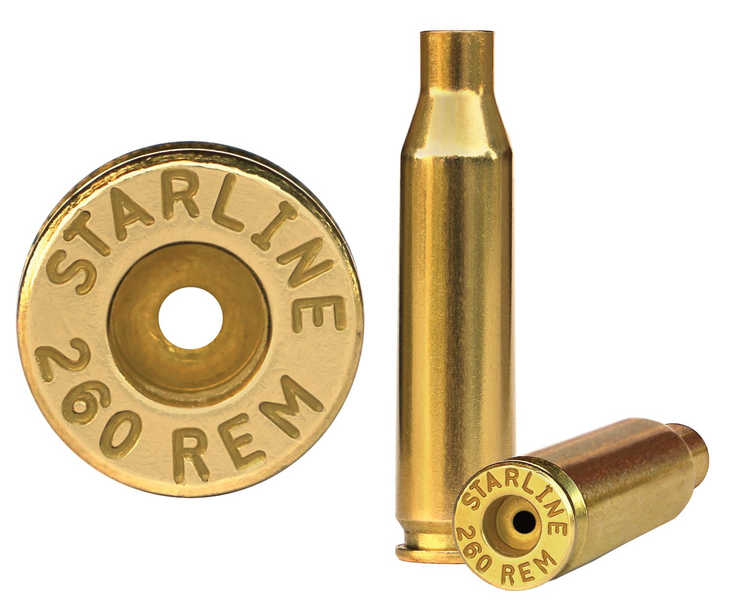 Starline Brass 260Remeup50 Unprimed Cases Rifle 260 REM 50 PER Star260RemEU - Starline