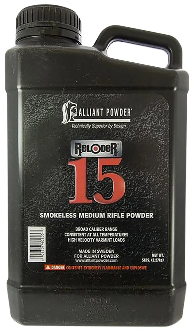 Alliant POWDER RELODER 15 Smokeless Powder 5 lb. | Caliber & Shell Length: None