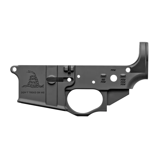 SPIKE'S TACTICAL STRIPPED LOWER GADSDEN FLAG DTOM DON'T TREAD ON ME AR-15 - Spike's Tactical - 223 Rem/556NATO for sale at Keys Gun Shop