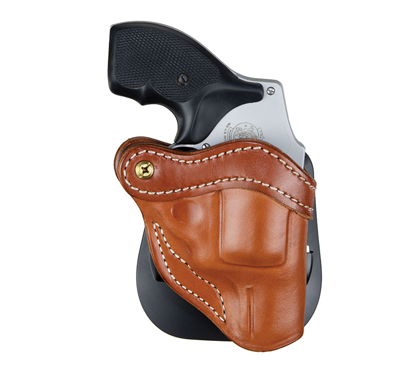 1791 Gunleather PDH-R1-CBR-R Paddle Revolver Holster Brown RH Size 1 - 1791 Gunleather